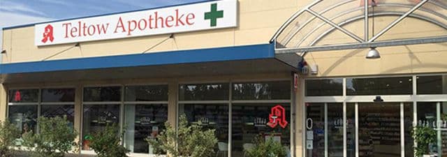 Außenansicht der Teltow Apotheke